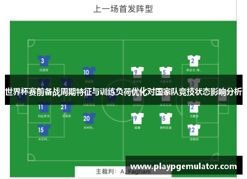 世界杯赛前备战周期特征与训练负荷优化对国家队竞技状态影响分析